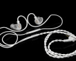 Gate IEM Hörlurar med 3.5 mm Mikrofon - Vit