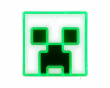 Minecraft Creeper Väggmonterbar LED Neonlampa