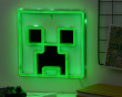 Minecraft Creeper Väggmonterbar LED Neonlampa