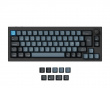 Q2 Pro Hotswap Knob ISO Tangentbord - Svart [K Pro Banana]