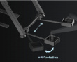 Fällbar Racing Simulator Rattställning med Stolsfäste