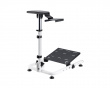 Racing Simulator Wheel Stand med Gear Shifter - LRS11 - Vit