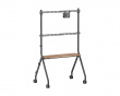 Easel Studio Mobilt TV-stativ med hjul – Svart