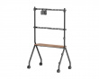 Easel Studio Mobilt TV-stativ med hjul – Svart