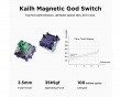 Jet 75 E-sport Tangentbord - Black Topographic [Kailh Magnetic God Switch]