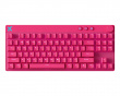 Mix 87 Hall Effect Magnetisk Gamingtangentbord ANSI - Rose Red