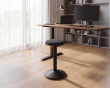 Ergonomisk Höjdjusterbar Wobble Stol & Pall - Svart