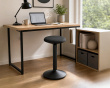 Ergonomisk Höjdjusterbar Wobble Stol & Pall - Svart