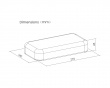 Memory Foam Armstödskuddar - Svart