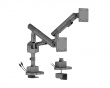 Monitorarm med USB-A & USB-C Portar - 2 Skärmar - 17-35