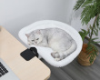Bärbar Bordmonterad Kattbädd - Vit