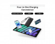 EnerFill FC11 Digital Display Powerbank med Dubbelkabel 22.5W 10000mAh - Cosmic Black