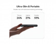 EnerFill FC11 Digital Display Powerbank med Dubbelkabel 22.5W 10000mAh - Cosmic Black