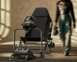 FLEX Hopfällbar Racing Simulator Cockpit - Svart
