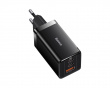 GaN5 Pro Snabbladdare 2C+U 65W - Svart