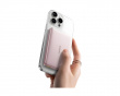 PicoGo AM41 Ultraslim Qi2 Magnetisk Powerbank 27W 10000mAh - Rosa
