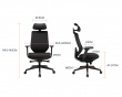 Helix Ergonomisk Kontorsstol - Svart