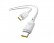 Silky Series Snabbladdande Kabel Type-C till Type-C 100W - 2m - Vit