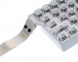 Flash 68 PRO HE Tangentbord - Vit