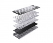 CLIPPER PRO MINI 60 HE Gamingtangentbord [MGX HYPERDRIVE] - Vit