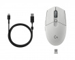 G305 X Superlight Trådlös Gamingmus - Vit