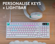G316 X 98 Gamingtangentbord - Vit