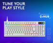 G316 X 98 Gamingtangentbord - Vit