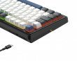 DK480 75% Gaming RGB Tangentbord - Svart