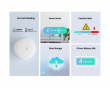 Smart Zigbee temperatur- och luftfuktighetssensor (rund)
