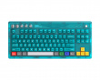 Retro Mechanical Keyboard - Trådlöst Tangentbord ANSI - Clear Blue