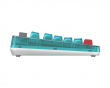 Retro Mechanical Keyboard - Trådlöst Tangentbord ANSI - Clear Blue