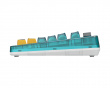 Retro Mechanical Keyboard - Trådlöst Tangentbord ANSI - Clear Blue