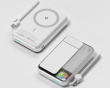 ICEMAG 3 Qi Trådlös Magnetisk Powerbank 10000 mAh - Vit