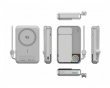 ICEMAG 3 Qi Trådlös Magnetisk Powerbank 10000 mAh - Vit
