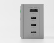 Pixel 100W USB-C & USB-A-laddare - Grå
