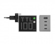 Pixel 100W USB-C & USB-A-laddare - Grå