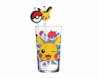 Pokémon Glass Tumbler med sugrör Pikachu - 485 ml