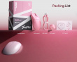 V6S Trådlös Gamingmus - Rosa