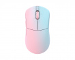 Huan M Magnesium Trådlös Gamingmus - Blå/Rosa