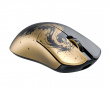 Huan M x Xi'an Museum Magnesium Trådlös Gamingmus - Black/Gold - Limited Edition