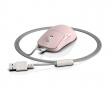OP1 8K V2 Trådbunden Gamingmus - Raw Input Pink Edition