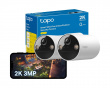 Tapo C410 Smart Trådlös Säkerhetskamera för Inomhus- och Utomhusbruk (2-pack)