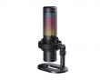 VOXARA USB Gaming Kondensatormikrofon RGB - Svart