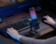 VOXARA USB Gaming Kondensatormikrofon RGB - Svart