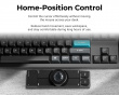 Nape Pro Trådlös Trackball Mus - Svart