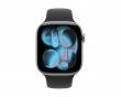Watch Series 11 46mm Rymdgrå aluminiumboett med svart sportband M/L