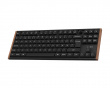 K1 Ultra SE 80% 8K Trådlöst Tangentbord - Wood Black [Milk POM Brown]