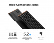 K1 Ultra SE 80% 8K Trådlöst Tangentbord - Wood Black [Milk POM Brown]