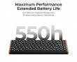 K3 Ultra SE 75% 8K Trådlöst Tangentbord - Wood Black [Milk POM Brown]