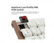 K3 Ultra SE 75% 8K Trådlöst Tangentbord - Wood White [Milk POM Brown]